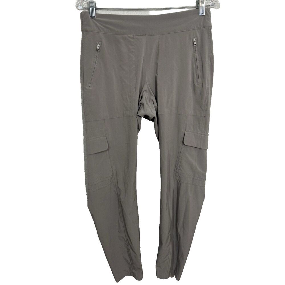 Athleta Women's  Jogger Pants Elastic Waist‎ Pull-on Gray Size 6 Cargo